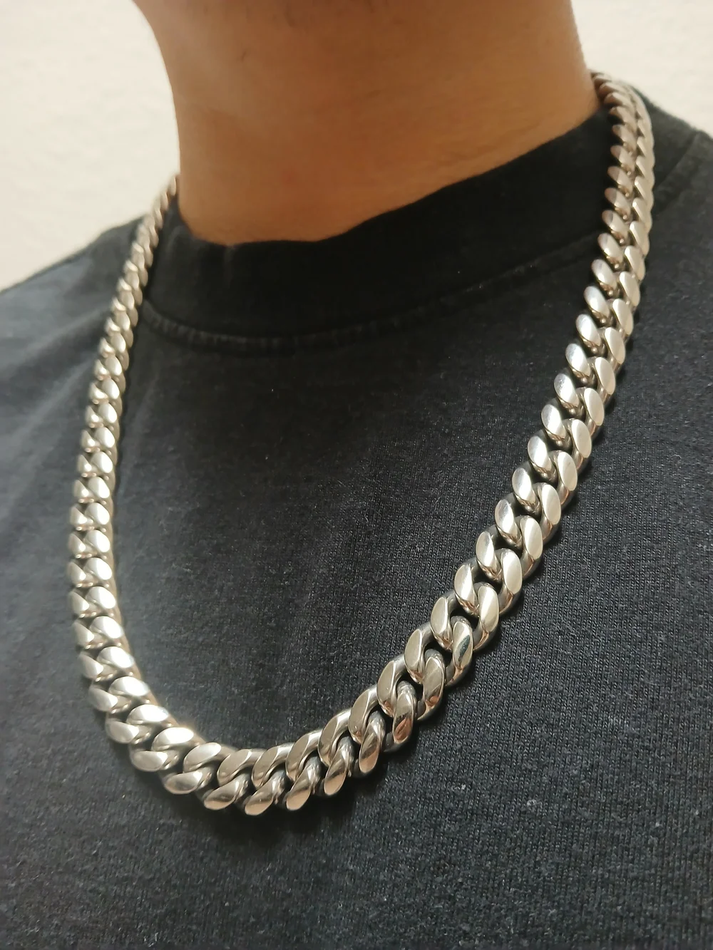 New - Shop Gld White Gold Plated Miami Cuban Link Chain